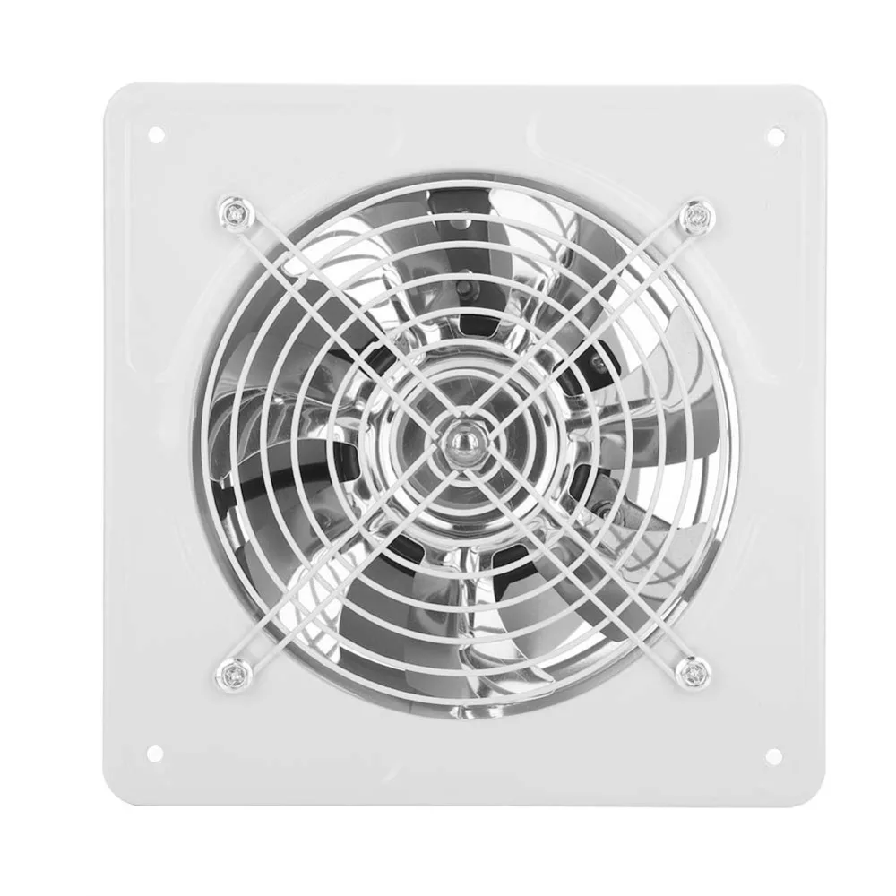 Вытяжной вентилятор мощностью 40 Вт 220 В, 6-дюймовый Вытяжной вентилятор, Настенный, с низким уровнем шума, для домашней ванной комнаты, для кухни, для вентиляции  Изображение 2