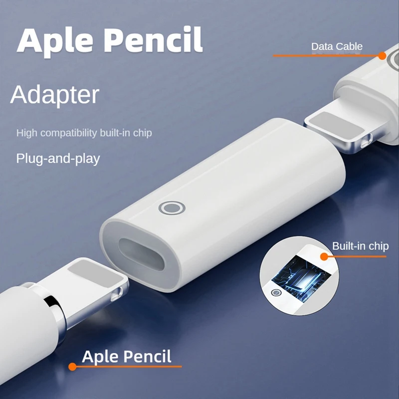 Для Apple Pencil Ipad 1-го поколения, адаптер для зарядки, женский конвертер Изображение 2