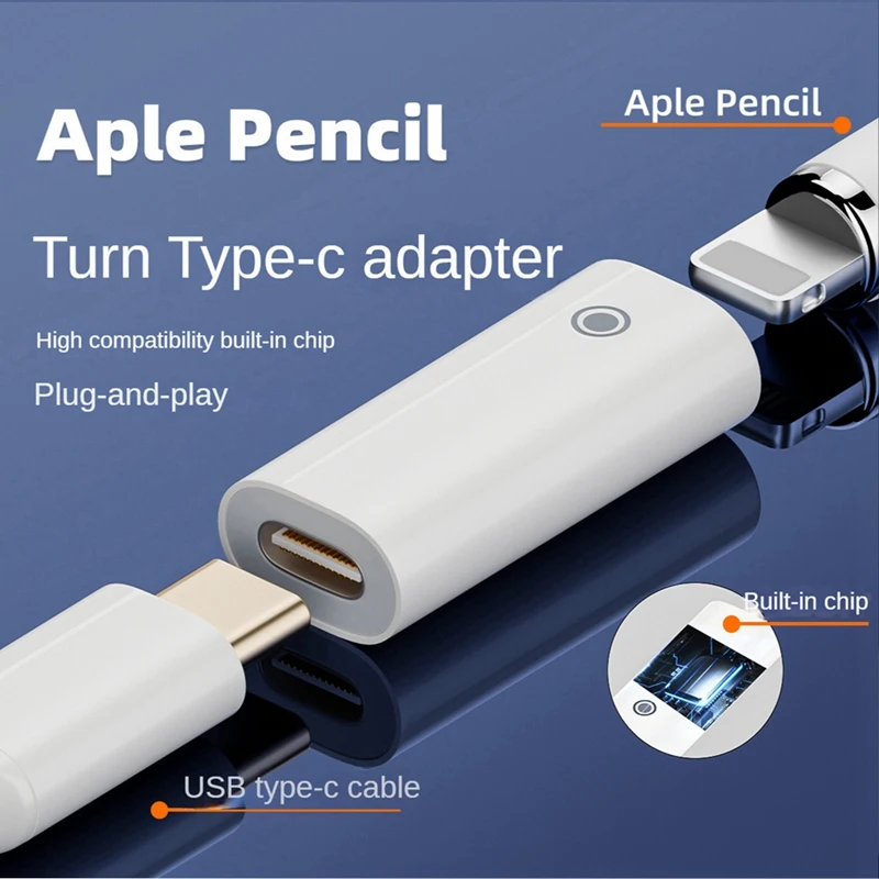 Для Apple Pencil Ipad 1-го поколения, адаптер для зарядки, женский конвертер Изображение 4