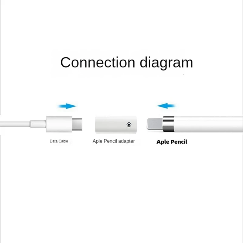Для Apple Pencil Ipad 1-го поколения, адаптер для зарядки, женский конвертер Изображение 5