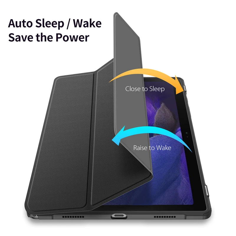 Для Samsung Galaxy Tab A8 Чехол 2021 Trifold Stand Из Искусственной Кожи Sleep Wake Cover Sleeve Для Планшета Galaxy 10.5 Dux Ducis Изображение 1