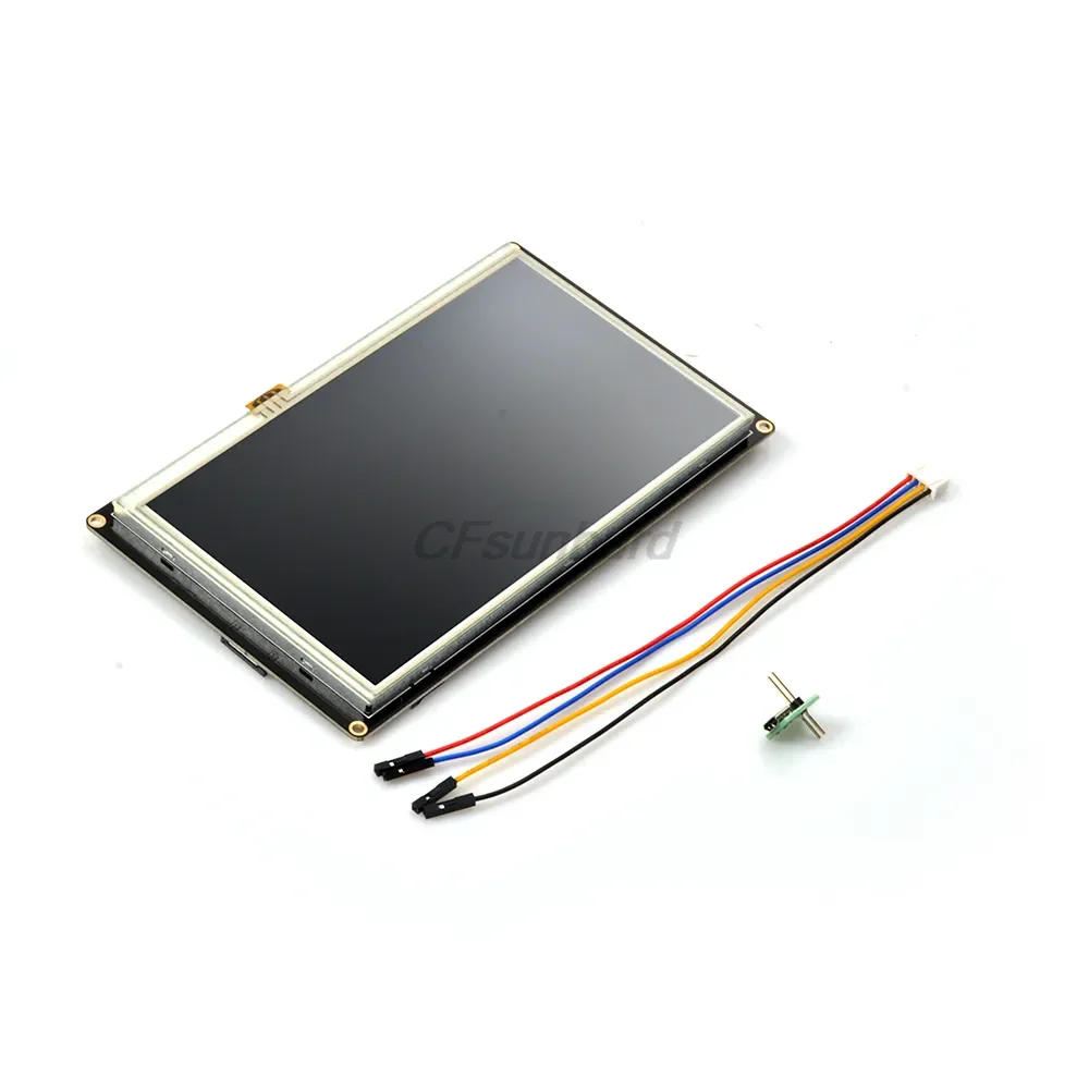 ЖК-дисплей Nextion с улучшенным 7,0-дюймовым сенсорным TFT-дисплеем HMI, плата контроллера Raspberry Pi Lcd NX8048K070 Изображение 1