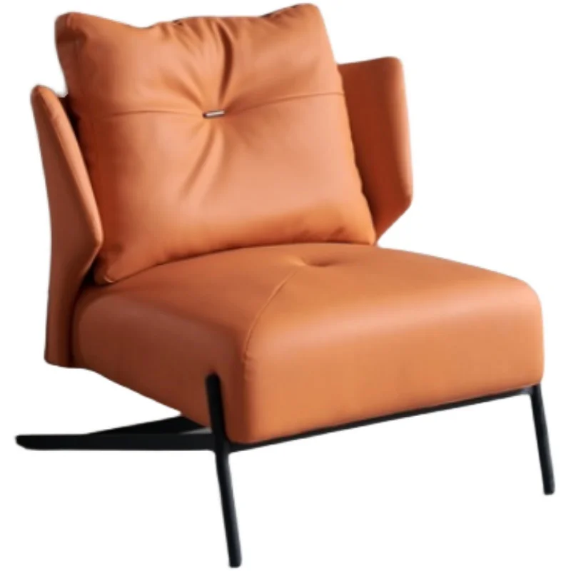 Игровой зал, кресла для гостиной, кресло для отдыха, мобильное удобное современное кожаное кресло для дома, итальянские шезлонги для салона, скандинавская мебель Изображение 2
