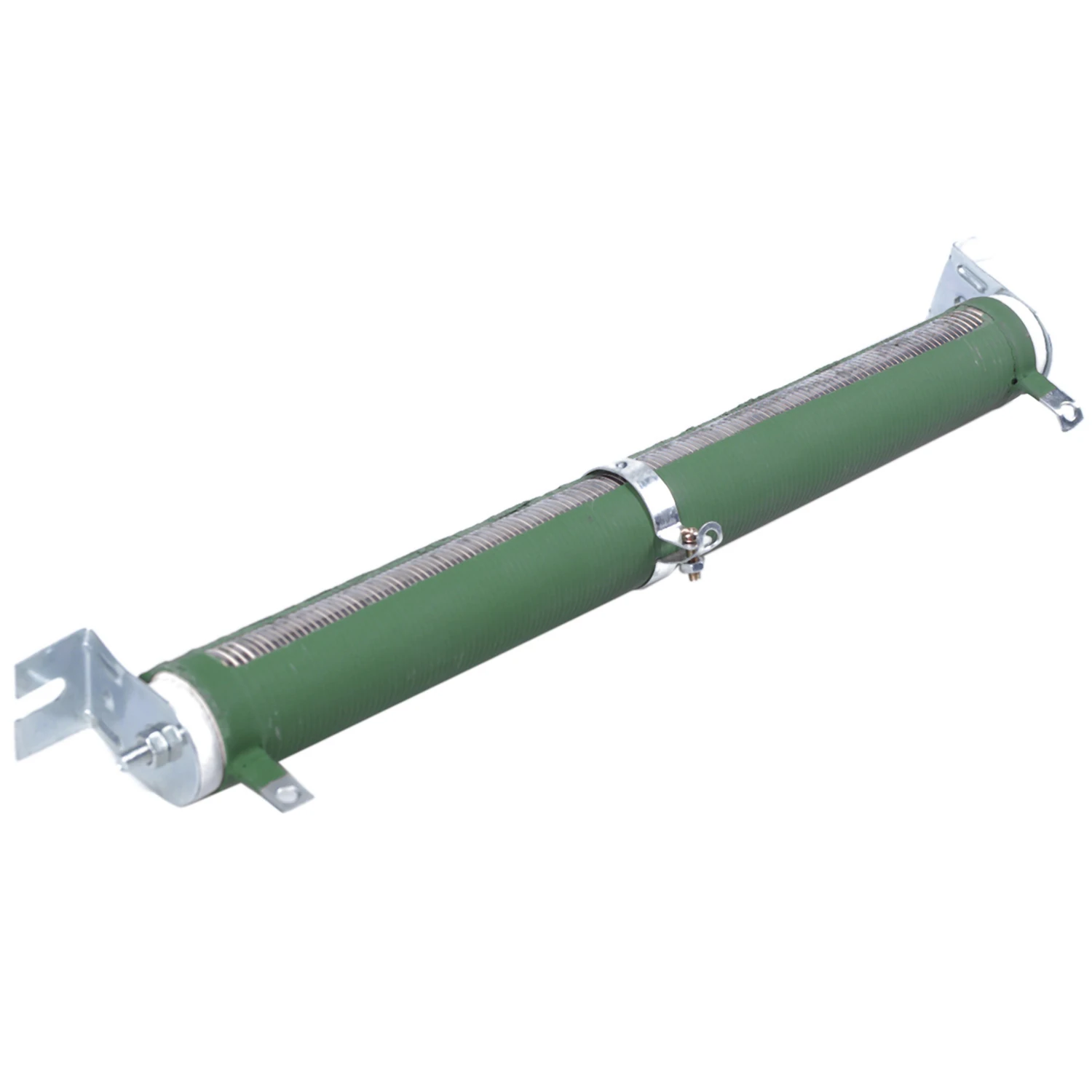 Керамическая трубка мощностью 200 Вт и 100 Ом с регулируемым реостатным резистором зеленого цвета Изображение 2